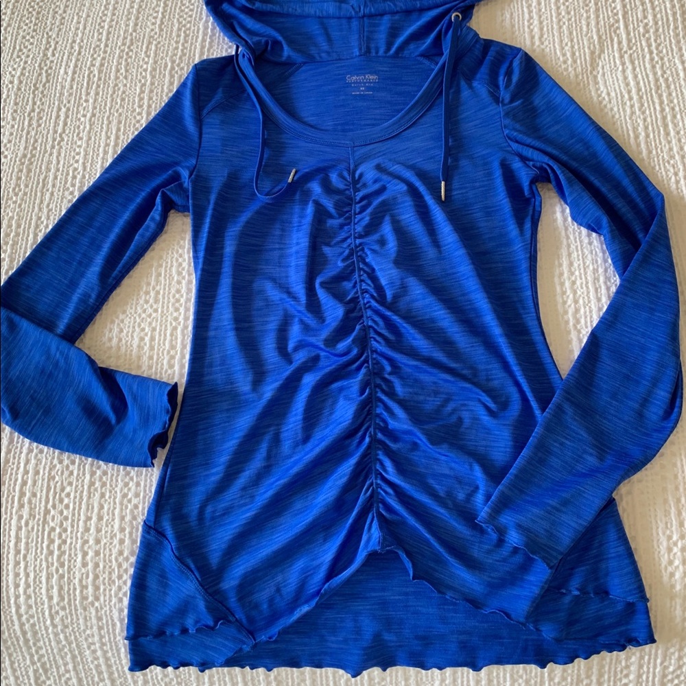 Calvin Klein Performance Ruffleback Top XS